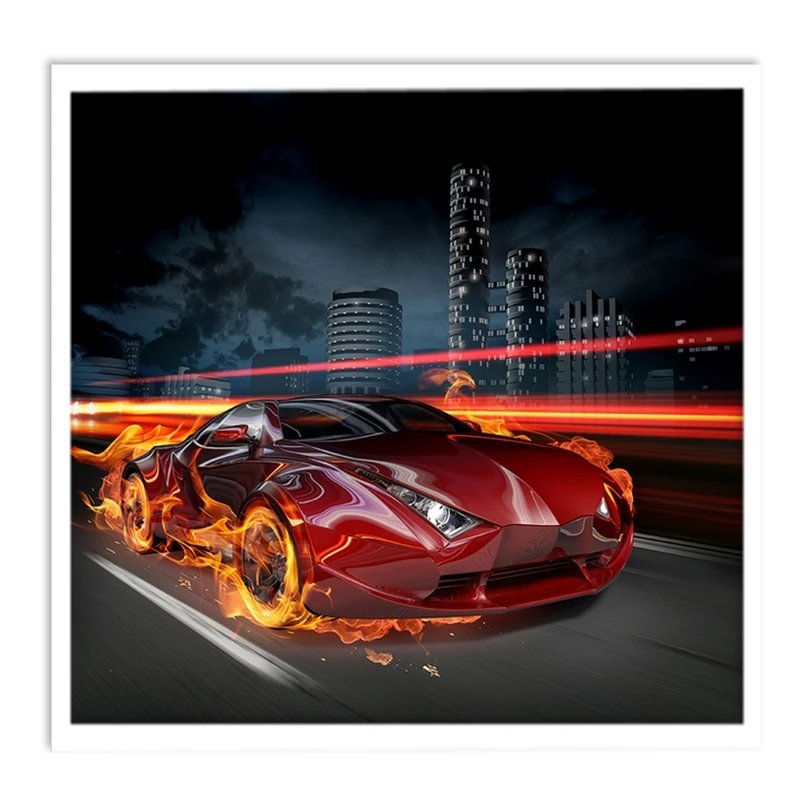 تابلو بکلیت طرح مسابقه ماشین سواری مدل W-S16022