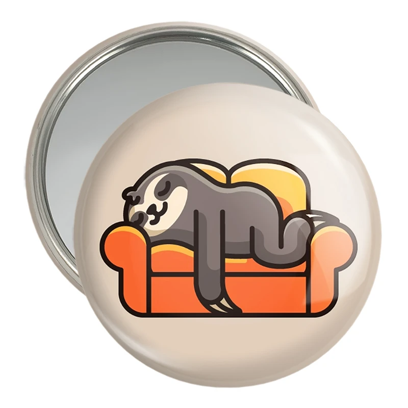 آینه جیبی خندالو مدل حیوانات بامزه تنبل کد 28379