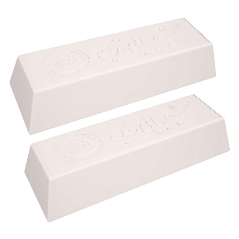 صابون پولیش شیمیایی زرین کد Swhite2 بسته 2 عددی 