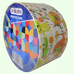 چسب نواری استورم طرح حیوانات عرض 5 سانتی متر