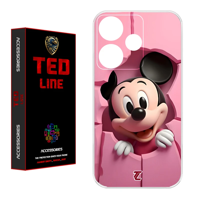  کاور تد لاین طرح عروسک کد 1108 مناسب برای گوشی موبایل شیائومی Redmi 13 4G