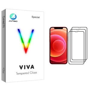 Junbo Viva Glass Screen Protector For Apple iPhone 12 mini Pack Of 3