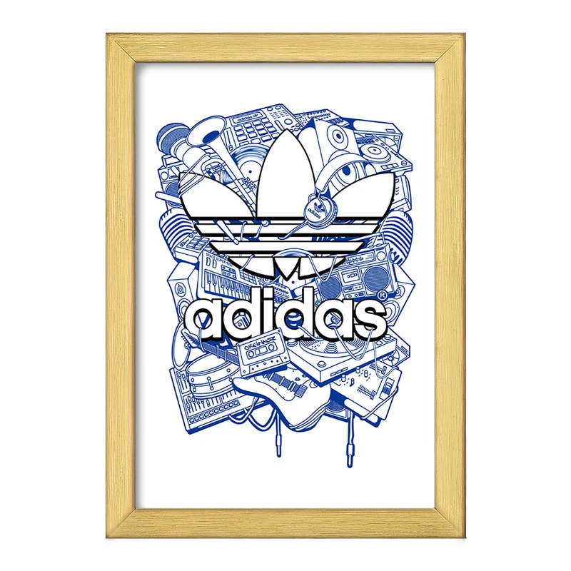 تابلو خندالو طرح آدیداس (Adidas) کد 36959