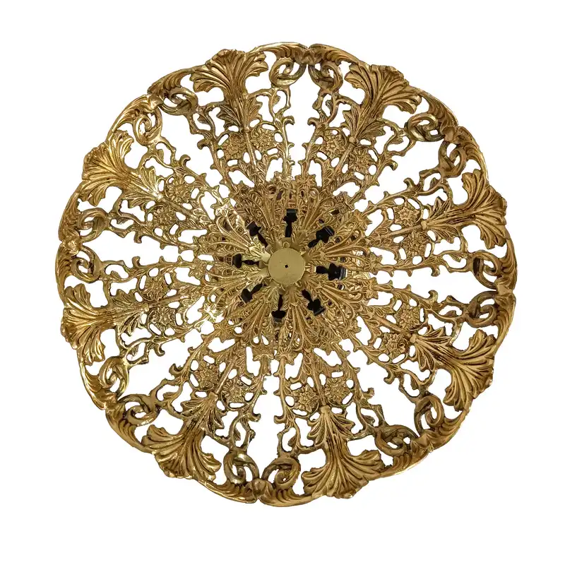 میوه خوری برنجی مدل گلبرگ کد M-1049