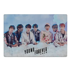 ماوس پد مخصوص بازی زیگ زاگ  طرح bts کد 4175