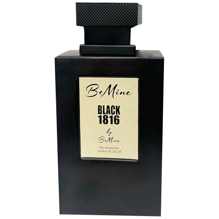 تستر ادو پرفیوم مردانه بی ماین مدل Black 1816 با رایحه شیرین حجم 100 میلی لیتر