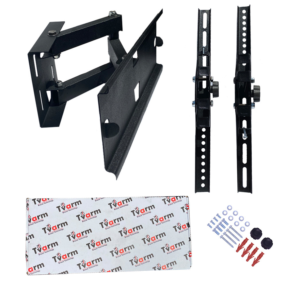 پایه دیواری تلویزیون تی وی آرممدل tvarm TB43 مناسب برای تلوزیون 22 تا 43 اینچ