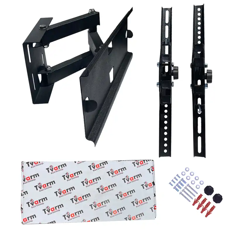 پایه دیواری تلویزیون تی وی آرممدل tvarm TB43 مناسب برای تلوزیون 22 تا 43 اینچ