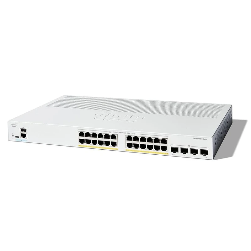 سوئیچ شبکه مدیریتی ۲۴پورت سیسکو مدل C1300-24P-4G
