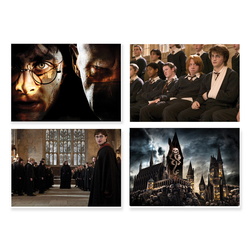 پوستر طرح هری پاتر کد A-2005 مجموعه 4 عددی