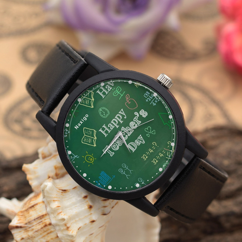 ساعت مچی عقربه ای ناکسیگو مدل Happy Teacher Day کد LF12348 ساعت مچی عقربه ای ناکسیگو مدل Happy Teacher Day کد LF12348