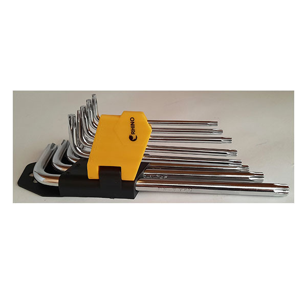 مجموعه 9 عددی آچار آلن ستاره ای رینو مدل DI-RPT-4125 مجموعه 9 عددی آچار آلن ستاره ای رینو مدل DI-RPT-4125