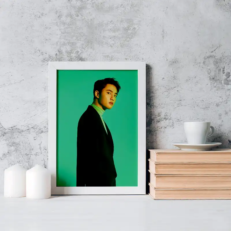 تابلو خندالو مدل کیونگسو گروه اکسو EXO کد 16814