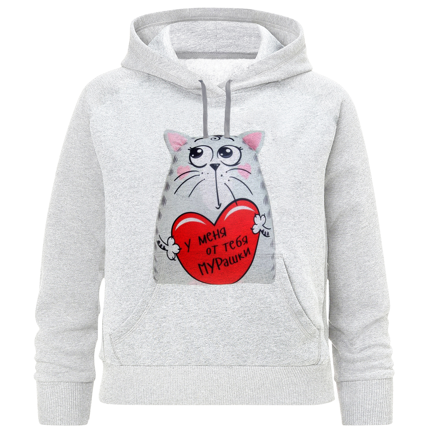 هودی دخترانه مدل گربه و قلب F772