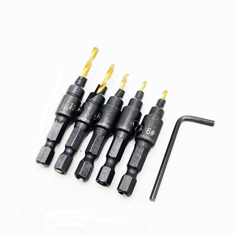 مته خزینه چوب کد GHR120 مجموعه 5 عددی