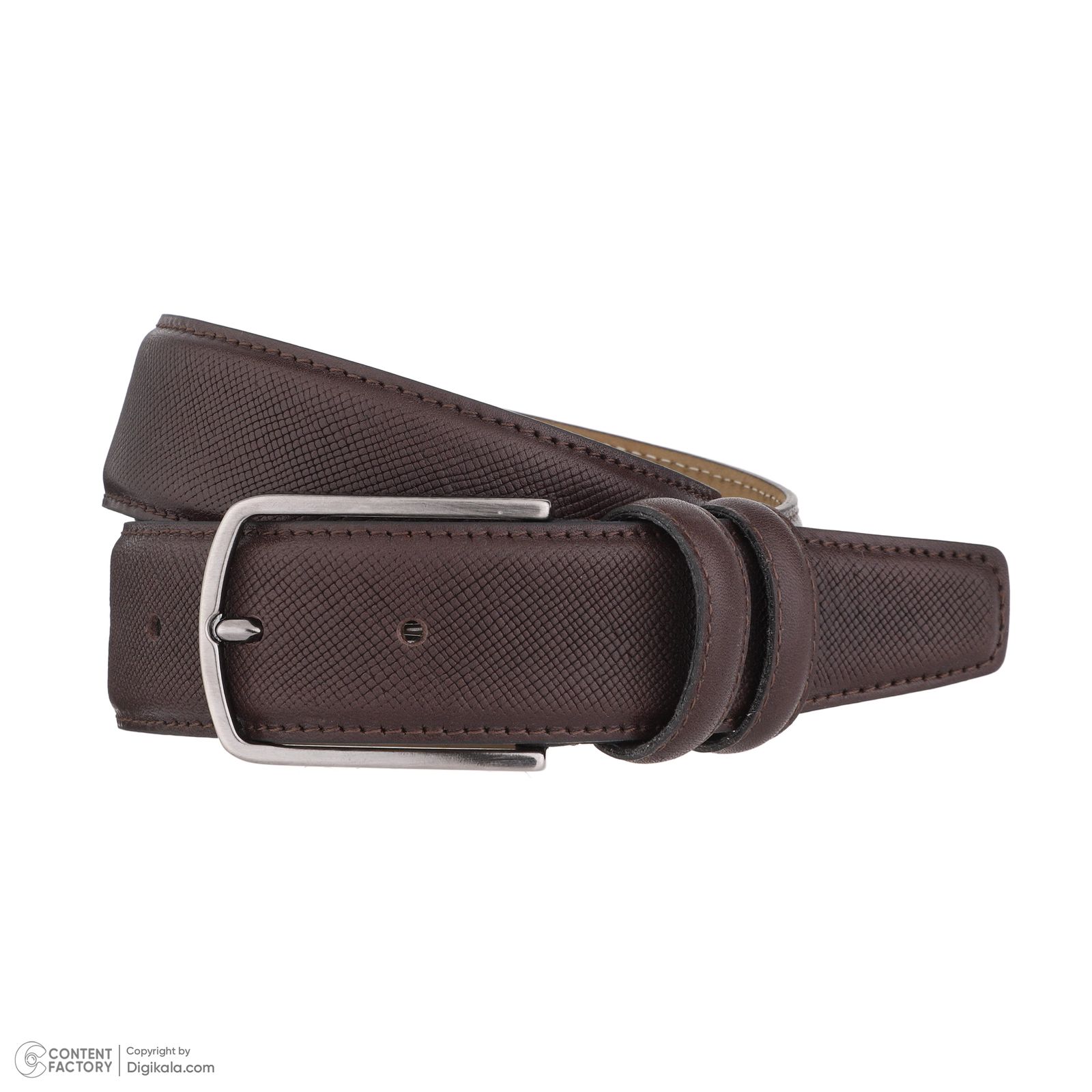 کمربند مردانه چرم مشهد مدل N6480-091 - - 2