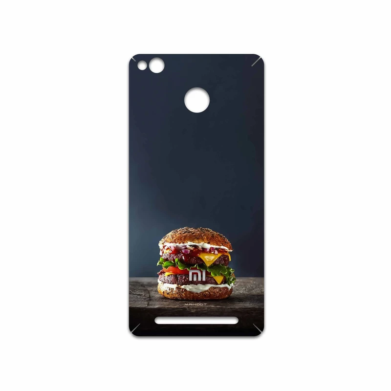 برچسب پوششی ماهوت مدل Hamburger مناسب برای گوشی موبایل شیائومی Redmi 3 Pro