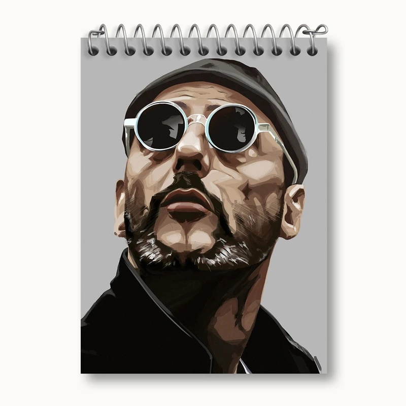 دفتر یادداشت 50 برگ خندالو مدل لئون و ماتیلدا کد 3148