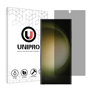 UNIPRO Star 4 model Privacy screen protector suitable for Samsung Galaxy S23 Ultra mobile phone