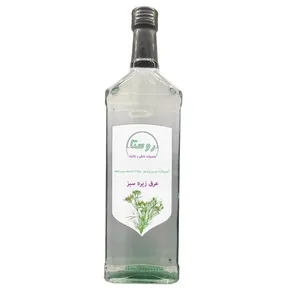عرق سنتی زیره سبز روستا - 0.6 لیتر