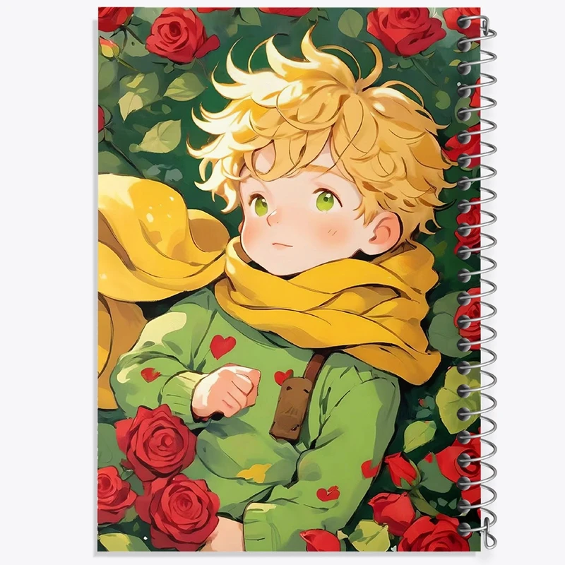 دفتر مشق 50 برگ خندالو طرح شازده کوچولو کد F708