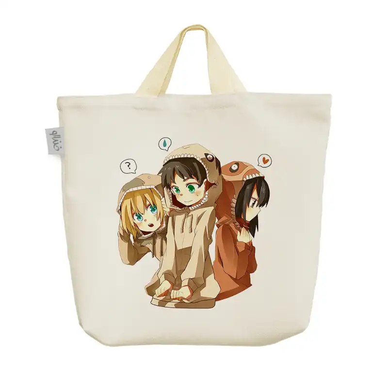 ساک خرید خندالو مدل آرمین و میکاسا و ارن انیمه اتک آن تایتان کد 990