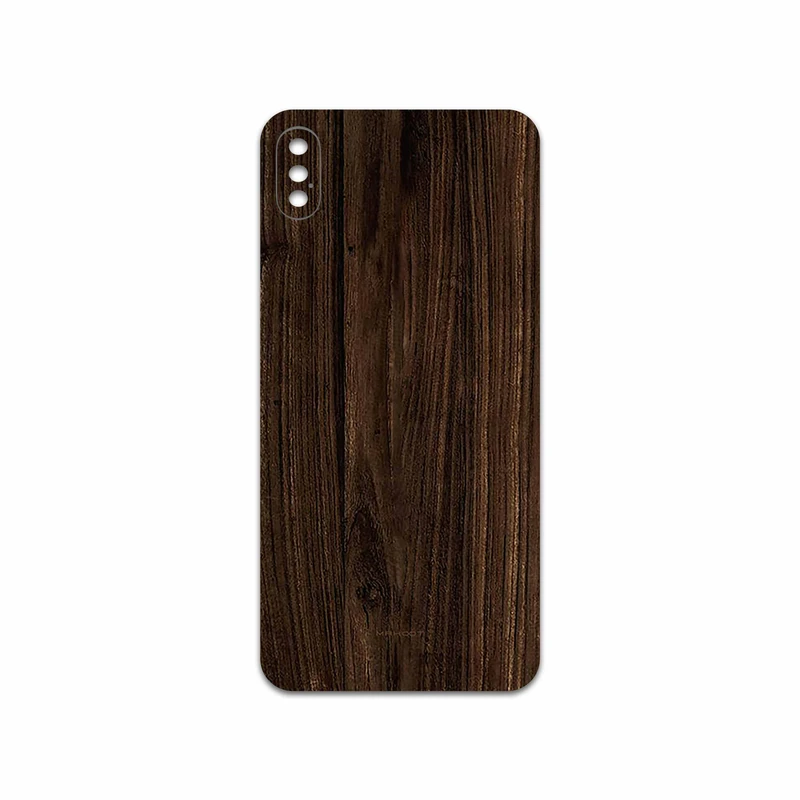 برچسب پوششی ماهوت مدل Dark Walnut Wood مناسب برای گوشی موبایل اپل iPhone XS Max