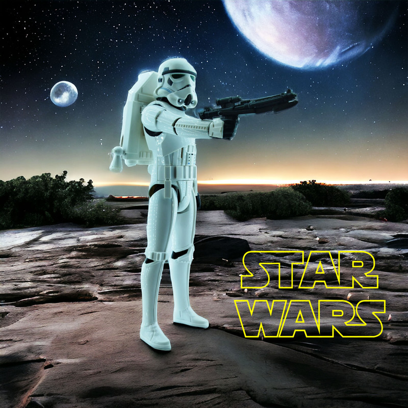 اکشن فیگور مدل جنگ ستارگان شخصیت استورم‌تروپرStormTrooper