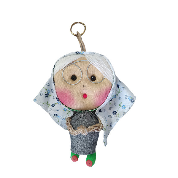 جاکلیدی دخترانه مدل عروسک پیرزن g231