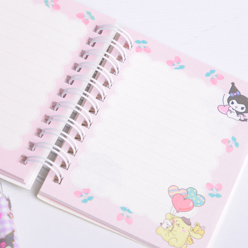 بسته لوازم تحریر مدل کرومی و سانریو مجموعه 8 عددی