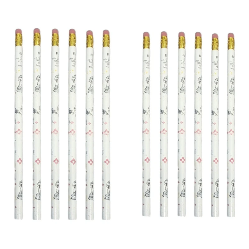 مداد مشکی مدل نوستالژیک بسته ۱۲ عددی