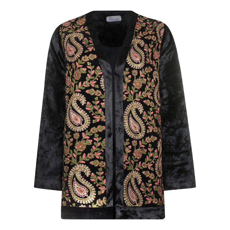 کت زنانه مدل بوته جقه 736