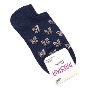 جوراب دخترانه مدل میکی موس کد JRB2-2NV