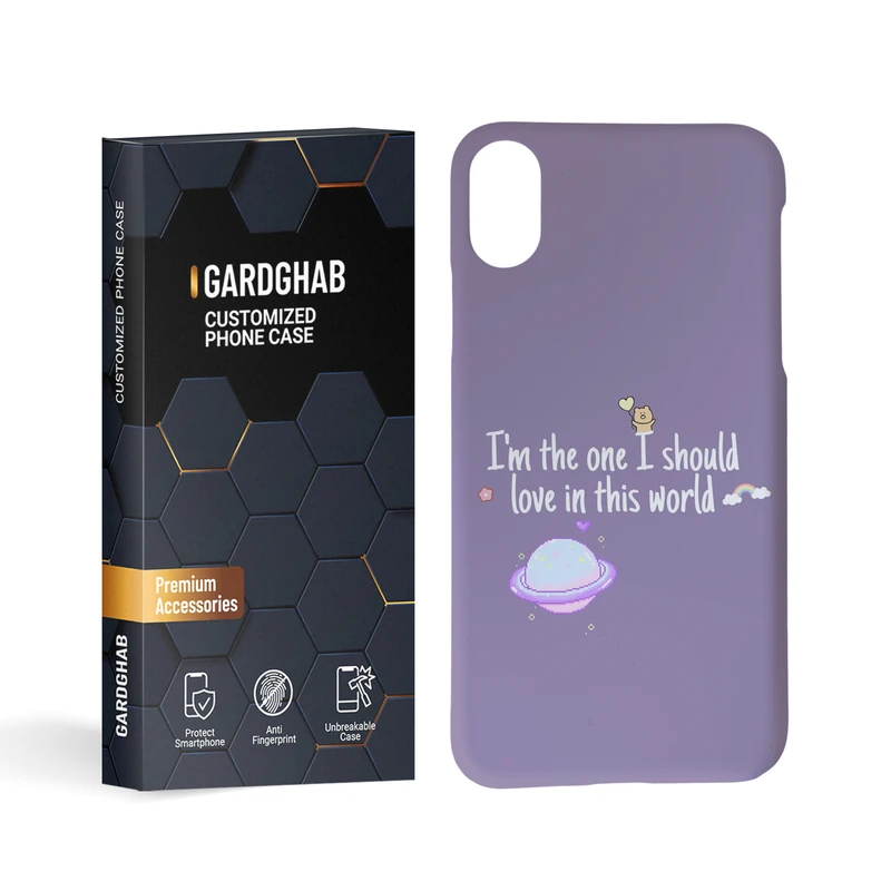        کاور گارد قاب مدل تکست مناسب برای گوشی موبایل اپل iphone x / xs