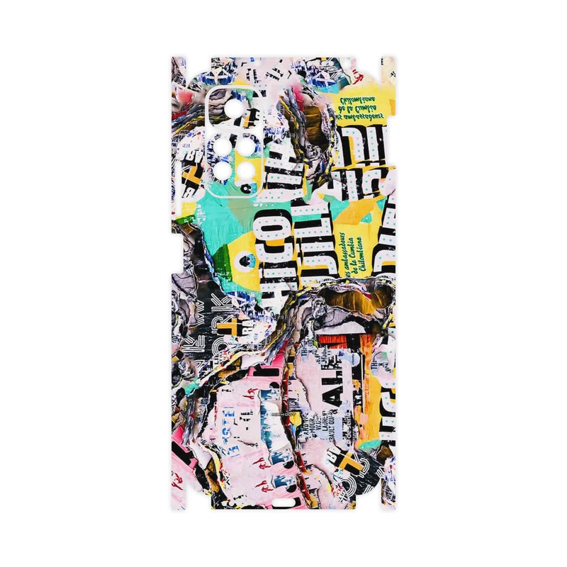 برچسب پوششی ماهوت مدل Collage of Teared Paper-FullSkin مناسب برای گوشی موبایل شیائومی Redmi Note 11S