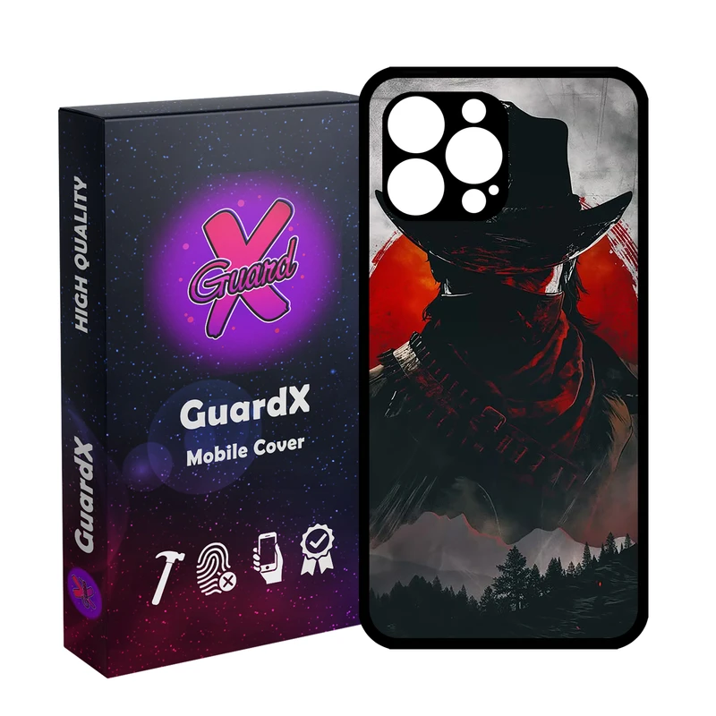 کاور گارد ایکس طرح Red Dead Redemption مدل Glass10733 مناسب برای گوشی موبایل اپل iPhone 12 Pro