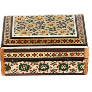 جا سکه ای خاتم کاری گالری گوهران مدل مکعب 56