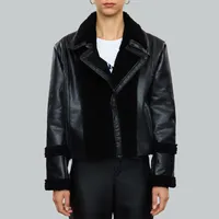 کت چرم زنانه ترندیول مدل 830889280