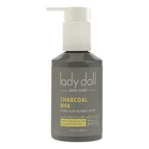 ماسک صورت لیدی دال مدل حبابی خاک رس و ذغال مناسب برای انواع پوست وزن 170 گرم