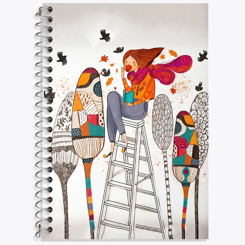 دفتر لغت 50 برگ خندالو طرح دخترانه کد N4803