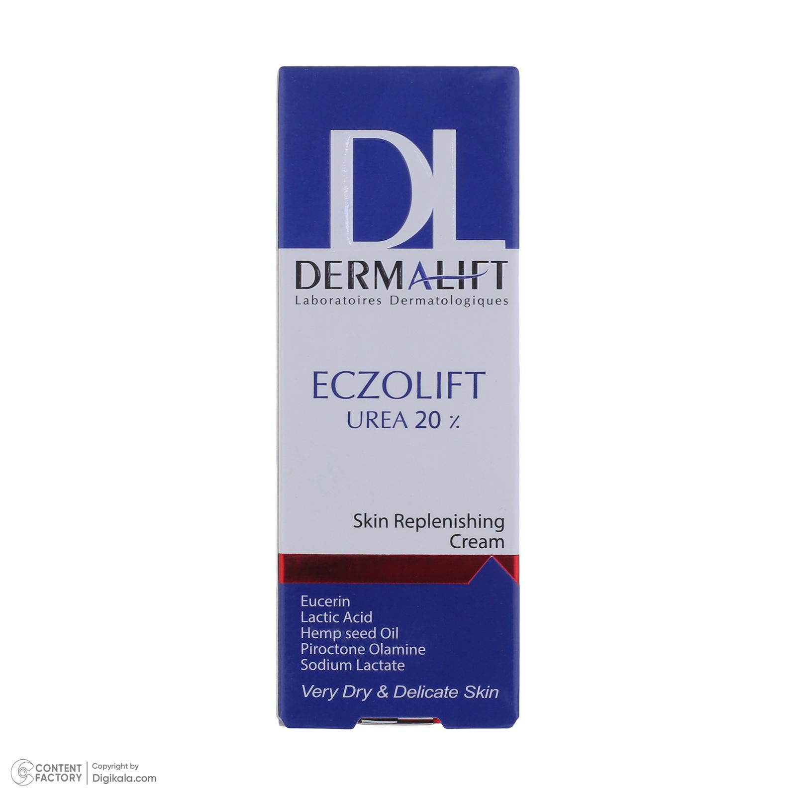 کرم مرطوب کننده بدن درمالیفت مدل ECZOLIFT UREA 20% مناسب پوست‌های خشک حجم 40 میلی لیتر -  - 4