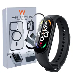 بند واچ من مدل 2in1_Pack مناسب برای ساعت هوشمند شیائومی Mi Band 9 به همراه محافظ صفحه نمایش