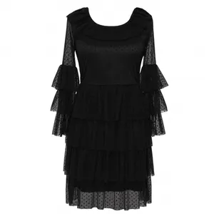 پیراهن یقه گرد زنانه مدل میخک