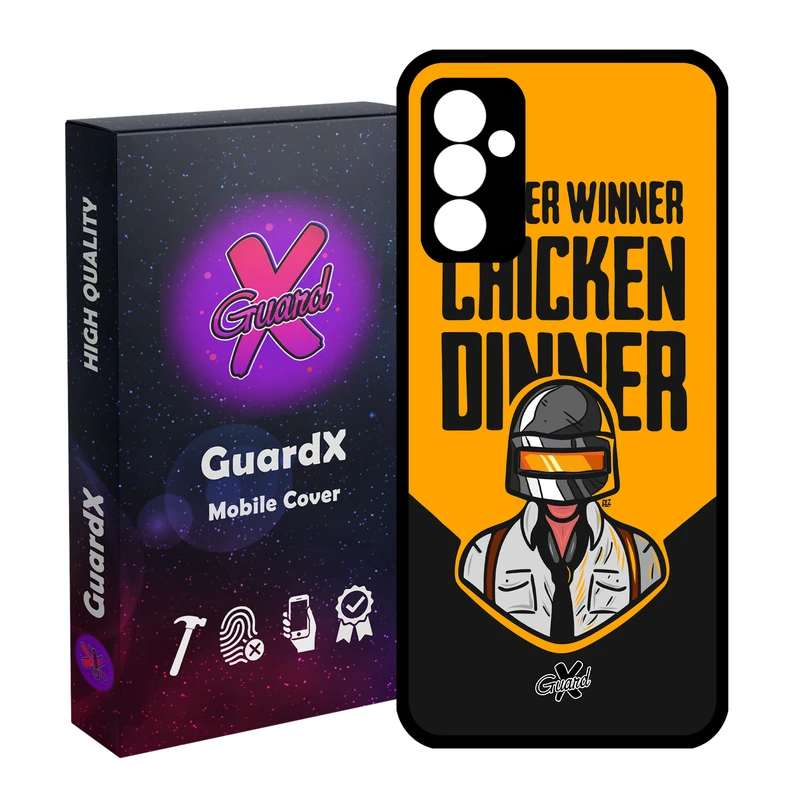 کاور گارد ایکس طرح Pubg مدل Glass10182 مناسب برای گوشی موبایل سامسونگ Galaxy A54 / A54 5G