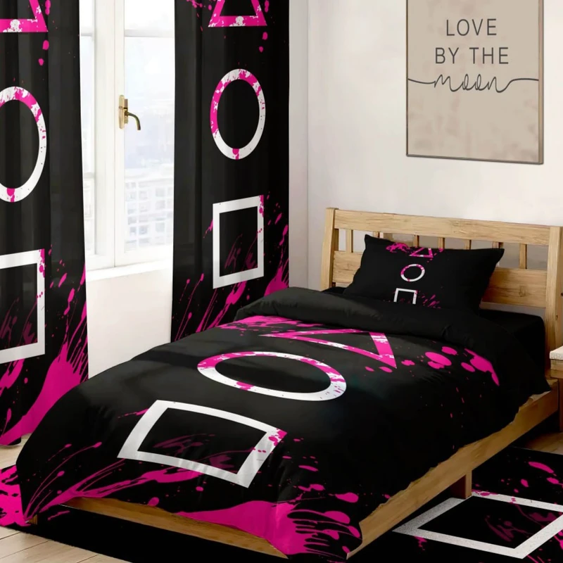 سرویس خواب 1 نفر 4 تکه مدل اسکویید گیم 120 کد 313