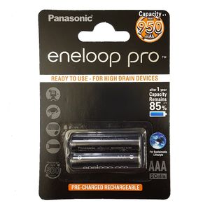 نقد و بررسی باتری نیم قلمی قابل شارژ پاناسونیک مدل Eneloop Pro - بسته 2 عددی توسط خریداران