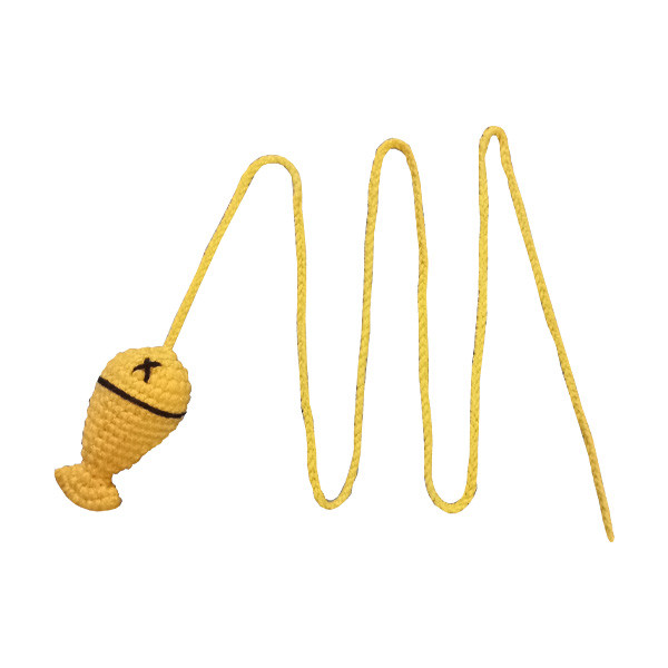 اسباب بازی سگ و گربه مدل ماهی کد 01