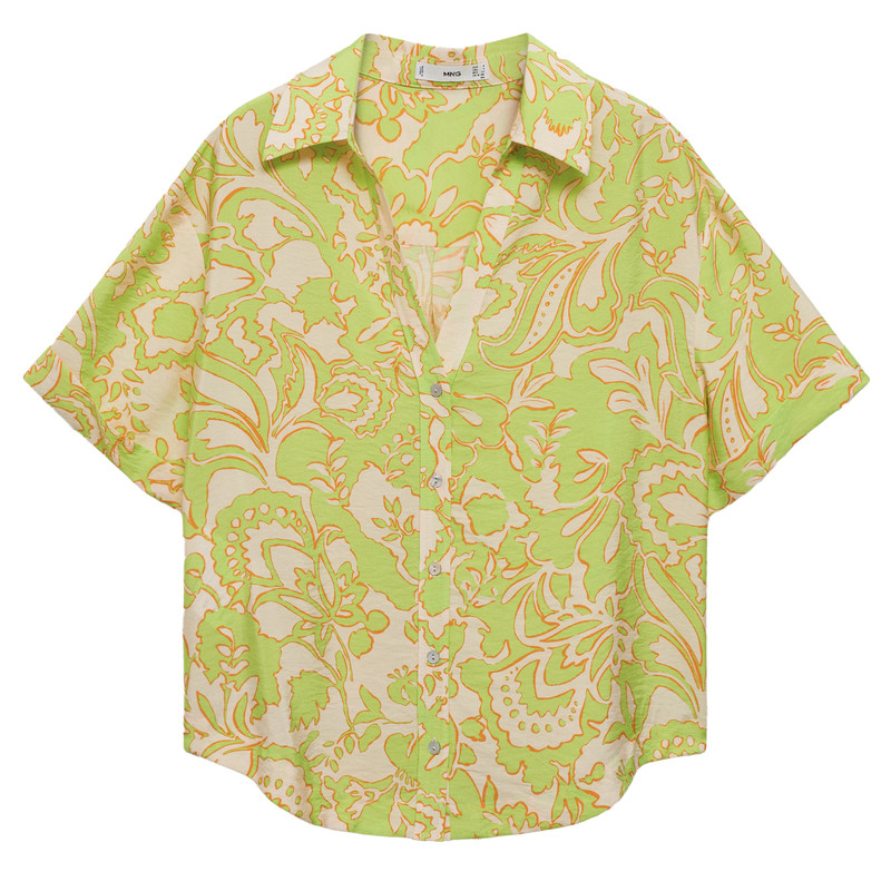 شومیز آستین کوتاه زنانه مانگو مدل 77020349