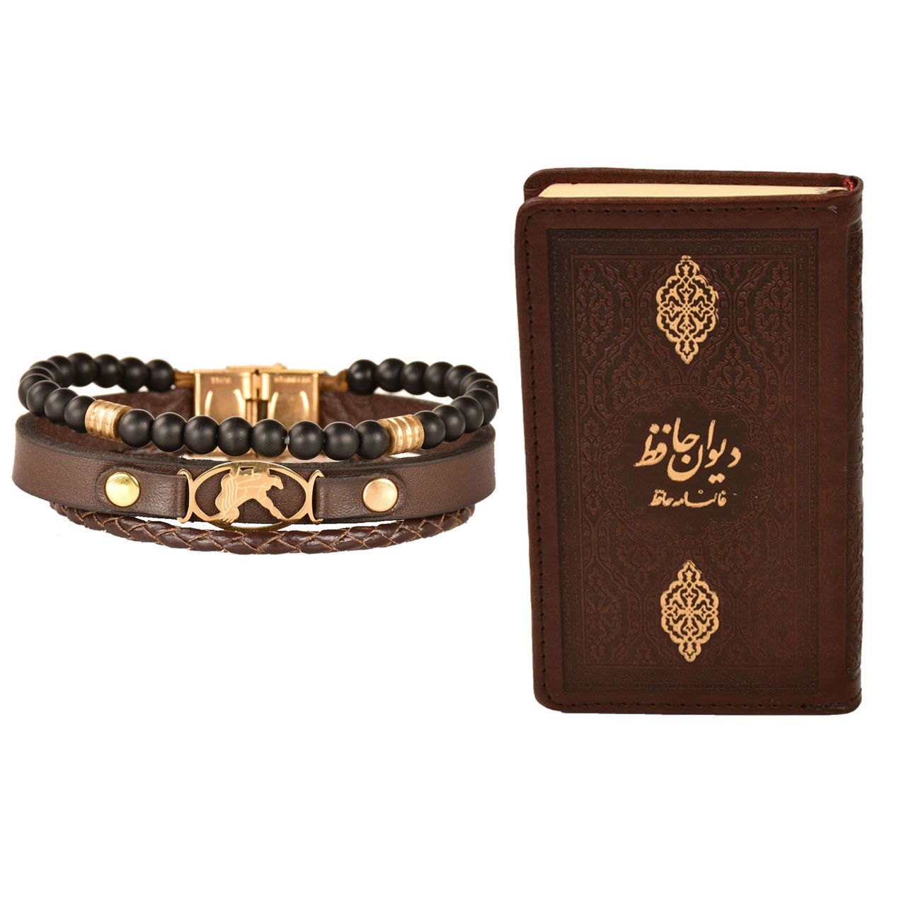 ست هدیه طرح تولد بهمن  کهن چرم  مدل m117- 11