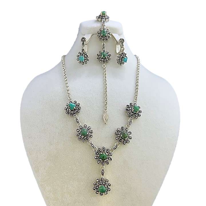 نیم ست نقره زنانه مدل glsr-244 نیم ست نقره زنانه مدل glsr-244